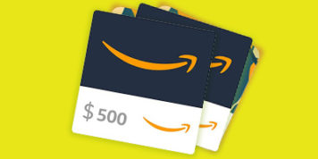 Amazon: Compra Una Tarjeta de Regalo de $500 y Recibe $100 Gratis